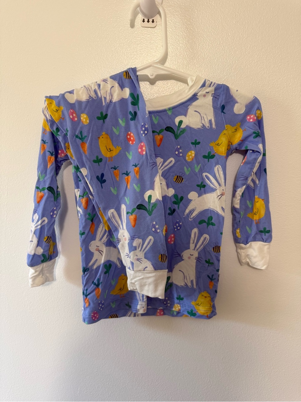 Little Sleepies Easter Bunny & Chick Print Long-Sleeve Set